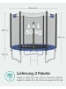 SONGMICS Gartentrampolin Saul in Blau - (H)256 x Ø305 cm