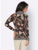 creation L Rollkragenpullover in anthrazit-bedruckt