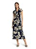 Betty Barclay Midikleid mit Raffung in Dark Blue/Green