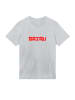 F4NT4STIC T-Shirt Koi Fish Japan Streetstyle in grau meliert