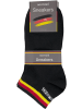 normani 8 Paar Deutschland-Sneakersocken in Schwarz