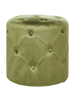 Beliani Pouf COROLLA in Grün - (W) 40 x (H) 40 x (L) 40 cm