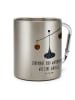 Mr. & Mrs. Panda Kaffeetasse Sternzeichen Waage mit Spruch in Silber