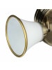 Licht-Erlebnisse Spot Strahler Ø 23 x (H)24 cm in Bronze Weiß
