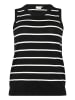 KAFFE curve Strickpullover KClizzy Regular fit in Black/Chalk Stripe