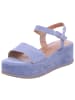 Tamaris Keilsandaletten in LIGHT BLUE SUEDE