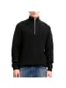 Jack and Jones JORBLEECKER Knit Half Zip BF in Schwarz
