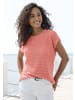 Vivance Kurzarmshirt in apricot