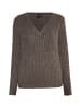DreiMaster Damen Strickpullover in Braun