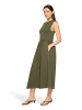 CARTOON Casual-Kleid mit Eingrifftaschen in Khaki