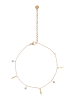 IZIA Women Chain Anklet in Gold