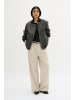 My Essential Wardrobe Lederjacke GiloMW Loose fit in Medium Grey Retro Wash