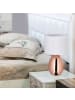 relaxdays 2 x Nachttischlampe in Kupfer - (H)33,5 x Ø 18 cm