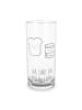Mr. & Mrs. Panda Wasserglas Toast Marmelade mit Spruch in Transparent
