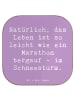Mr. & Mrs. Panda Tischschoner Spruch Leichtigkeit im Leben mit S... in Lavendeltraum