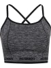 Hummel Hummel Top Hmlte Multisport Damen Atmungsaktiv Schnelltrocknend Nahtlosen in BLACK MELANGE