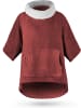 normani Weicher Oversize Kuschelpullover in Burgund