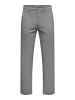 Chino Hose in Medium Grey Melange 1