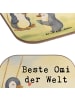Mr. & Mrs. Panda Untersetzer Pinguin Beste Omi der Welt Design m... in Weiß