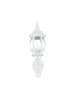 Licht-Erlebnisse Außen Wandlampe EEK F (B)15.5 x (H)54 cm in Weiß