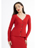 faina Damen Strickjacke in Rot