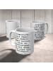 Mr. & Mrs. Panda Tasse Schwesternwunder mit Spruch in Weiß