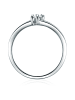 Trilani Ring aus Sterling Silber mit Zirkonia in silber