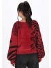 myMo ROCKS Women Sweater in burgundy black