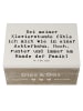 Mr. & Mrs. Panda Deko Box Spruch Klavier Achterbahn mit Spruch in Weiß