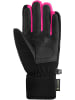 Reusch Fingerhandschuhe Travis Junior in 7771 blck/blck melang/pink glo