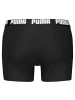 Puma Boxershort 6er Pack in Schwarz