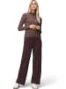 Zero  Shirt transparent mit Stehkragen in BlackCamel