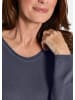 GOLDNER Edler Feinstrickpullover, V-Ausschnitt in marine