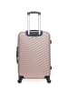 WAVE PARIS Mittelgroßer Hartschalenkoffer LENA in Rosa (64L)