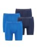 Puma Boxershorts PUMA SPORT MICROFIBER LONG BOXER 4P in Blue Combo