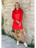 Salzhaut Knielanges Kleid (Midi) MÖÖV KLEID in Red