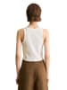 Marc O'Polo DENIM Ripp-Top slim cropped in Silky White