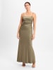 Marie Lund Abendkleid in khaki - 0002