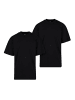 Urban Classics T-Shirts in black+black