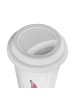 Mr. & Mrs. Panda To Go Becher Flamingo Stolz ohne Spruch in Weiß