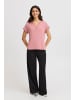 Fransa Kurzarm-Bluse FRLIV Loose fit in Nostalgia Rose