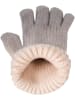 styleBREAKER Strickhandschuhe mit Farbverlauf in Grau-Beige