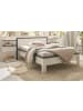 Furn.Design Schlafzimmer-Set 3-teilig in weiß Pinie Landhaus mit Bett 140 x 200 cm