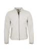 Mauritius Bikerlederjacke Lammnappa offwhite in Cremeweiß