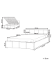 Beliani Doppelbett LAURESSES in Beige - (W) 148 x (H) 76 x (L) 214 cm