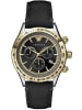 Versace Schweizer Uhr Chrono Classic in schwarz