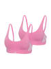 adidas Bustier Sport Active Essentials 3 Stripes in Pink