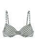 Venice Beach Bügel-Bikini-Top in weiß bedruckt