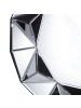 Beliani Wandspiegel HABAY in Silber - (W) 70 x (H) 70 x (L) 3 cm