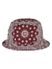  Flexfit  Flexfit Accessoires Bandana Print Bucket Hat in cherry/white
